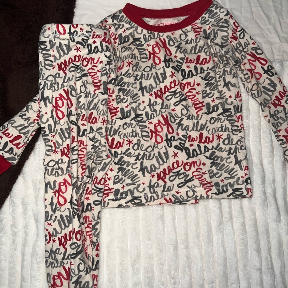 Burts Bees baby Christmas pajamas